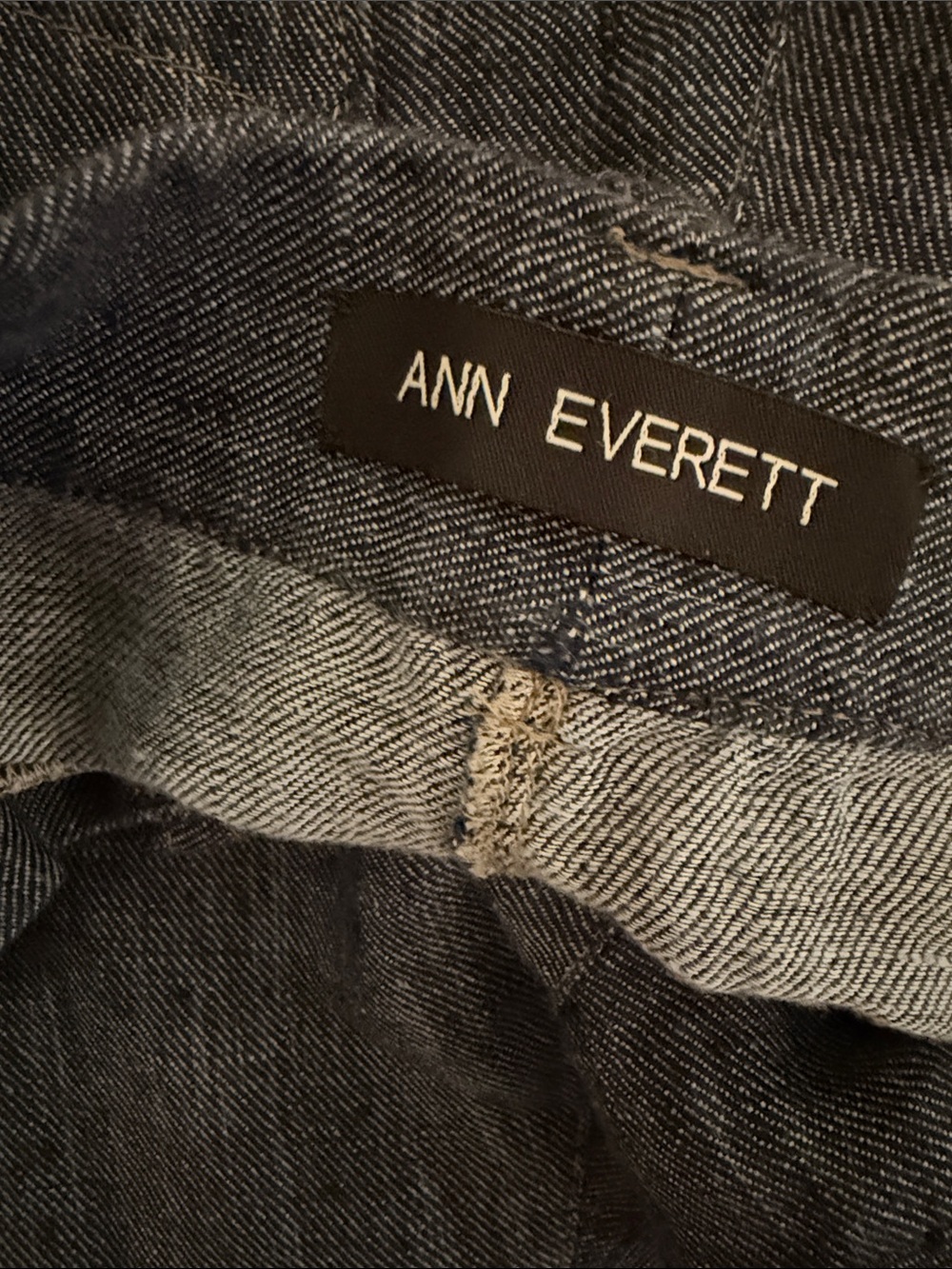 Ann Everett Women’s Linen-Blend Relaxed Fit Pants Trousers Blue Size 14 (33) - Picture 7 of 7